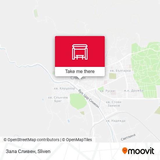 Зала Сливен map