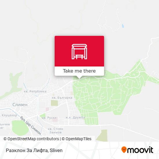 Разклон За Лифта map