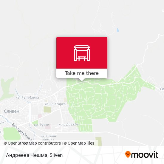 Андреева Чешма map
