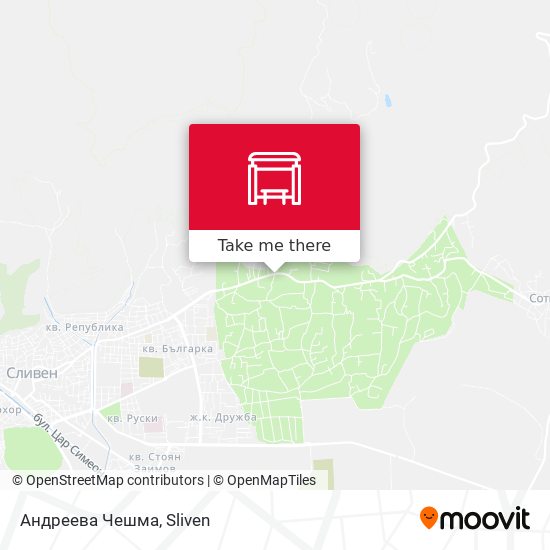 Андреева Чешма map