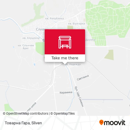 Товарна Гара map