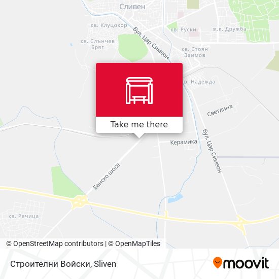 Строителни Войски map