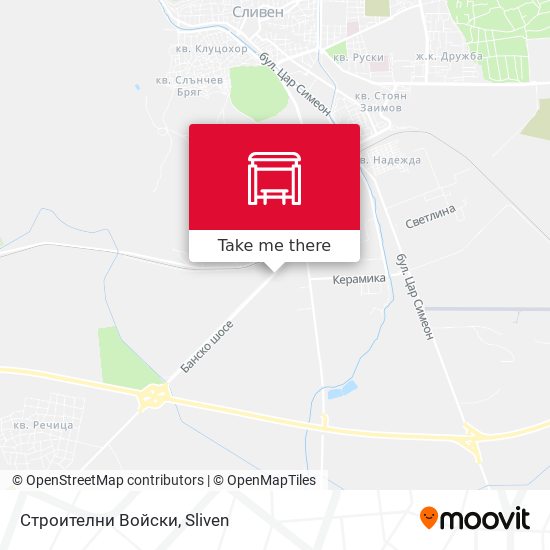 Строителни Войски map