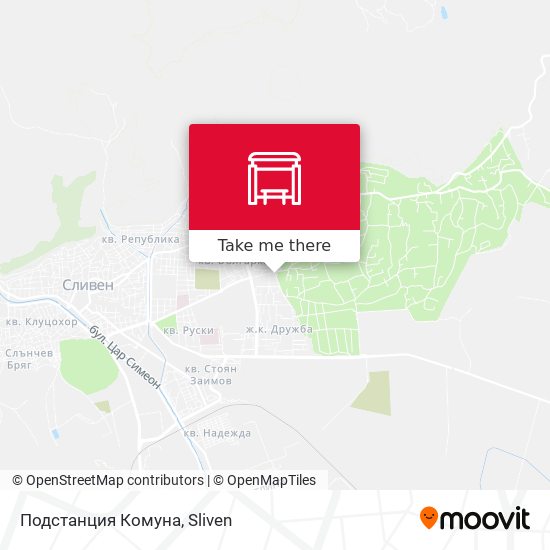 Подстанция Комуна map
