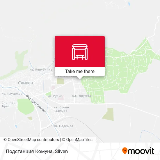 Карта Подстанция Комуна