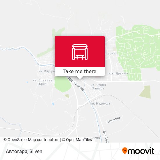 Автогара map