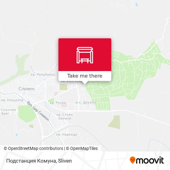 Подстанция Комуна map