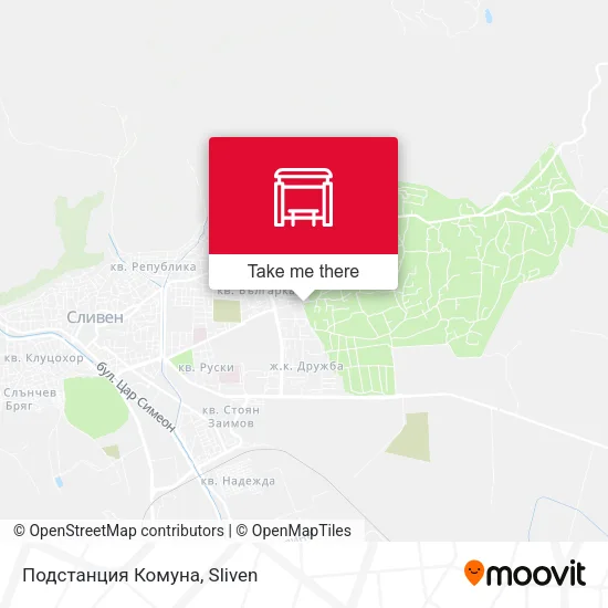 Карта Подстанция Комуна