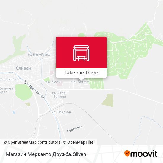 Магазин Мерканто Дружба map