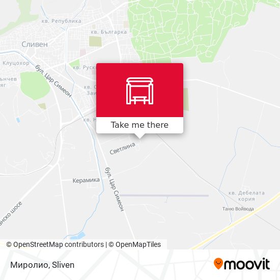 Миролио map
