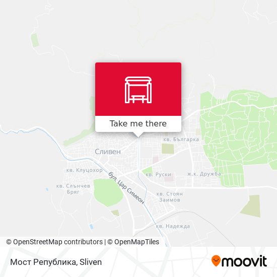 Мост Република map
