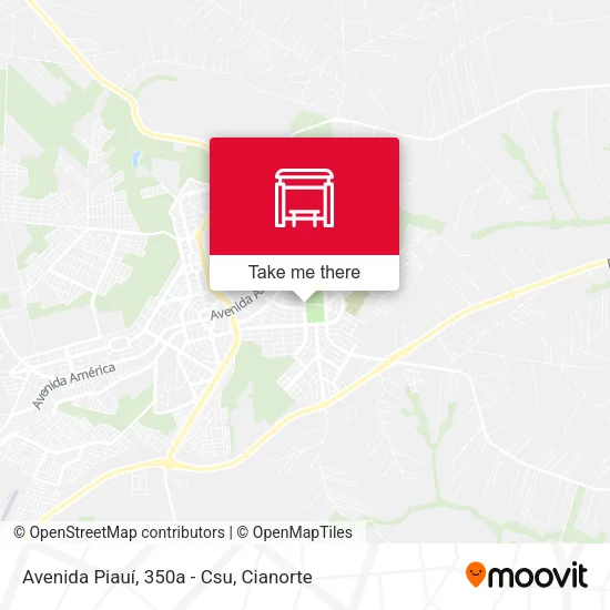 Avenida Piauí, 350a - Csu map