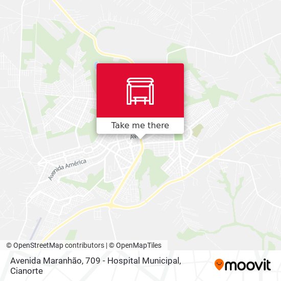 Avenida Maranhão, 709 - Hospital Municipal map