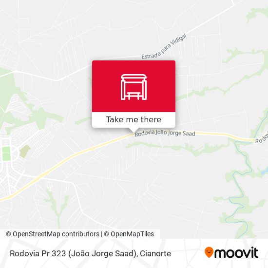 Rodovia Pr 323 (João Jorge Saad) map