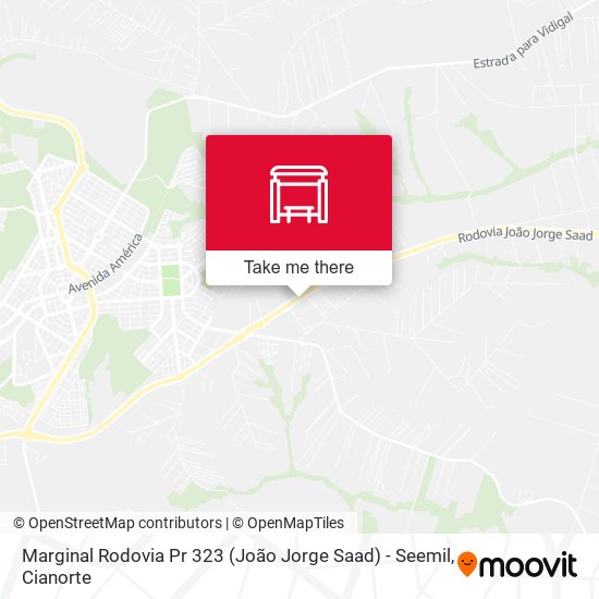 Mapa Marginal Rodovia Pr 323 (João Jorge Saad) - Seemil