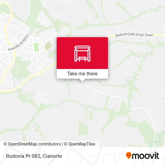 Rodovia Pr 082 map