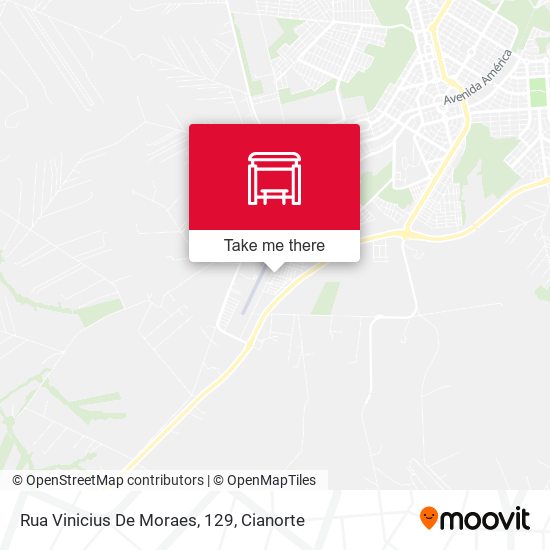 Mapa Rua Vinicius De Moraes, 129