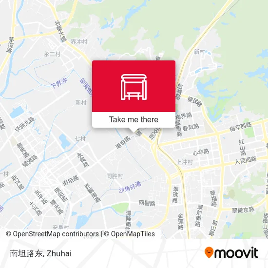 南坦路东 map