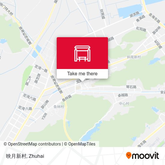 映月新村 map