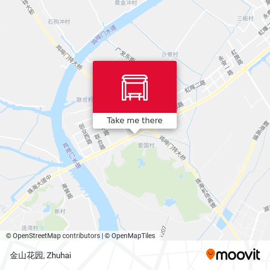 金山花园 map