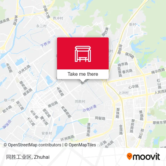同胜工业区 map