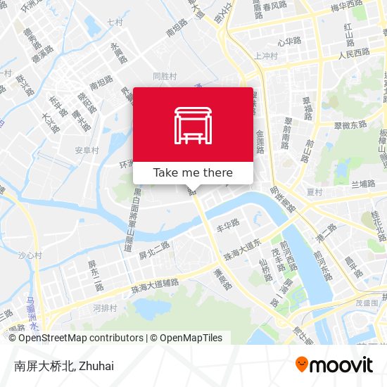 南屏大桥北 map