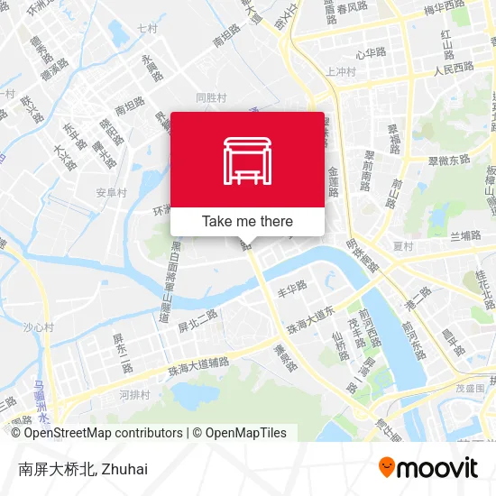 南屏大桥北 map