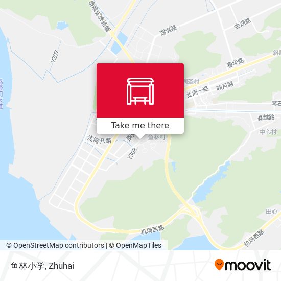 鱼林小学 map