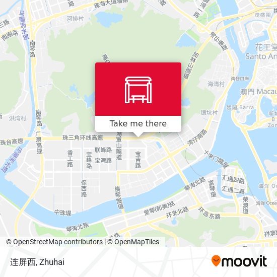 连屏西 map