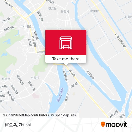 鳄鱼岛 map