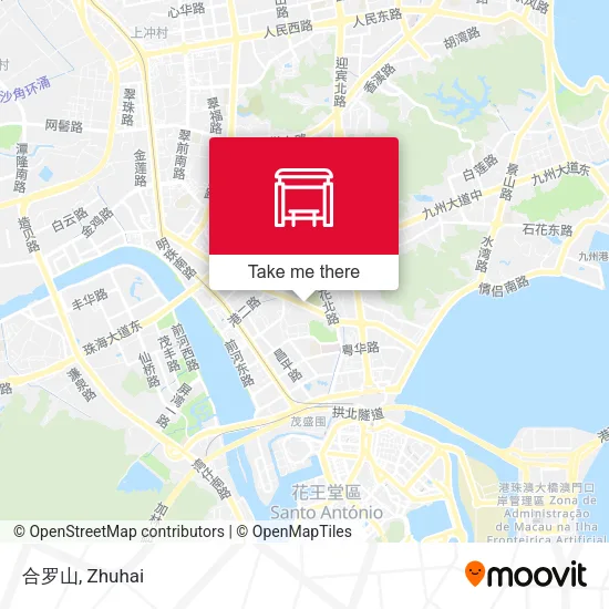 合罗山 map
