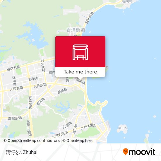 湾仔沙 map