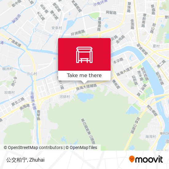 公交柏宁 map