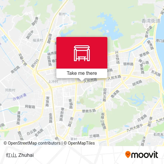 红山 map