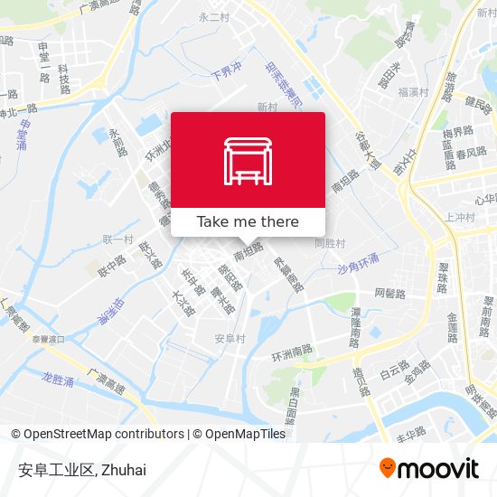 安阜工业区 map