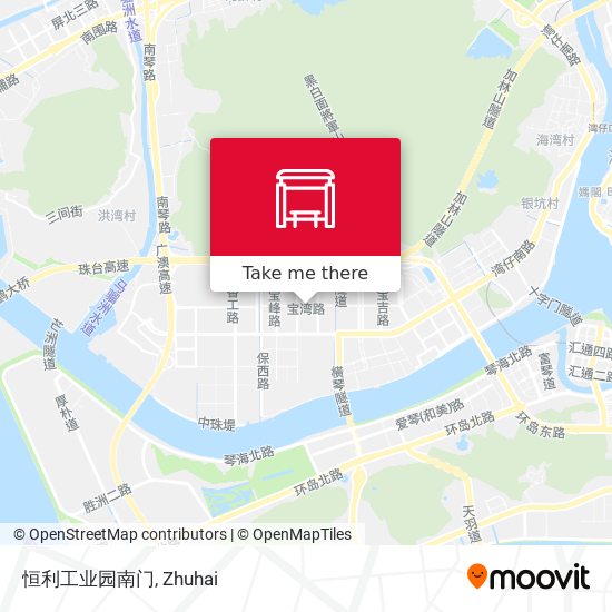 恒利工业园南门 map