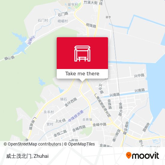 威士茂北门 map
