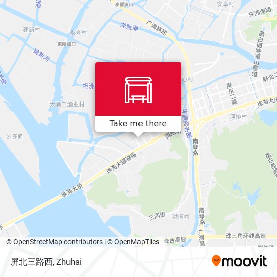 屏北三路西 map