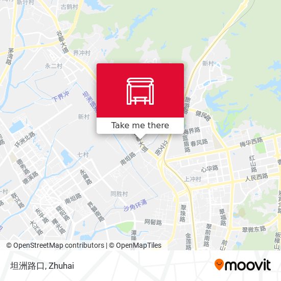 坦洲路口 map