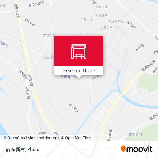 前东新村 map