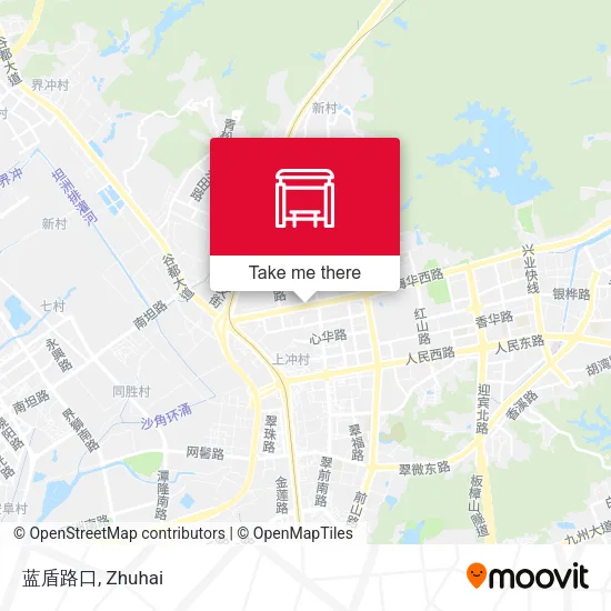 蓝盾路口 map
