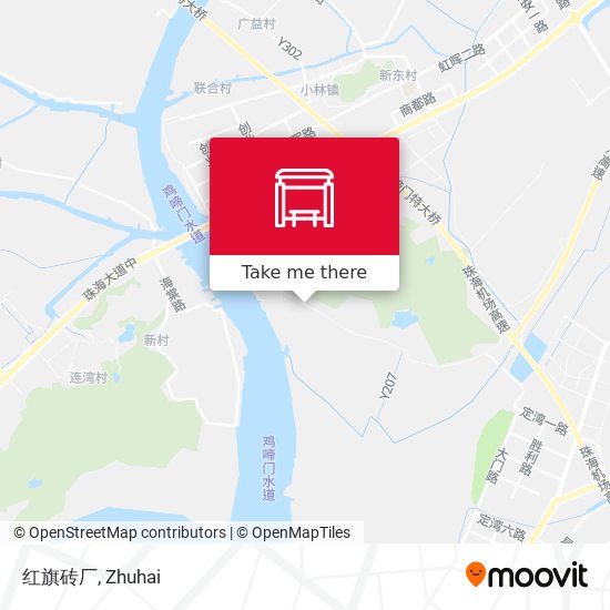 红旗砖厂 map