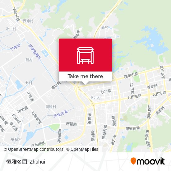 恒雅名园 map
