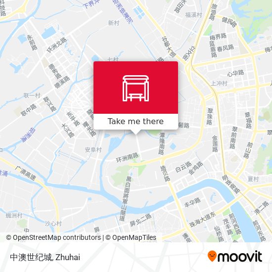 中澳世纪城 map