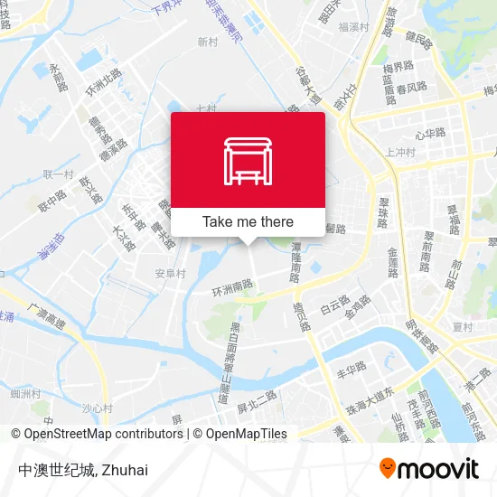中澳世纪城 map