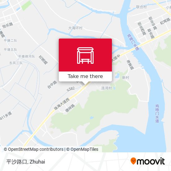 平沙路口 map