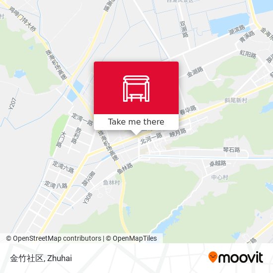 金竹社区 map