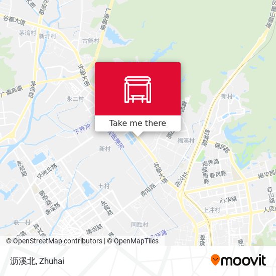 沥溪北 map