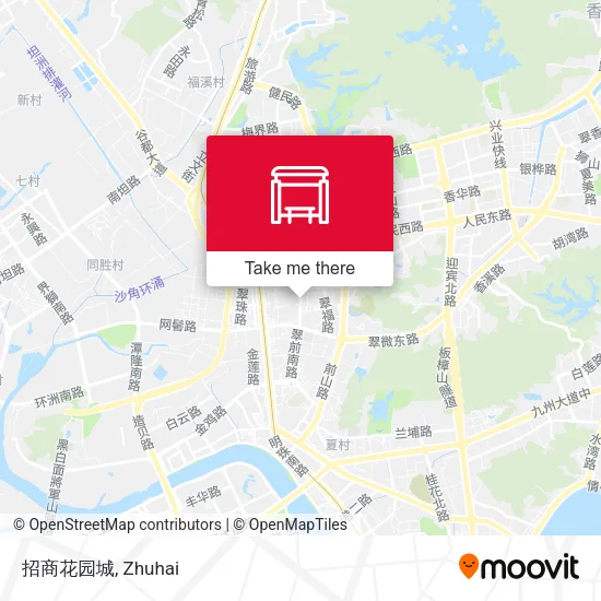招商花园城 map