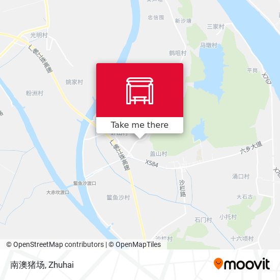 南澳猪场 map